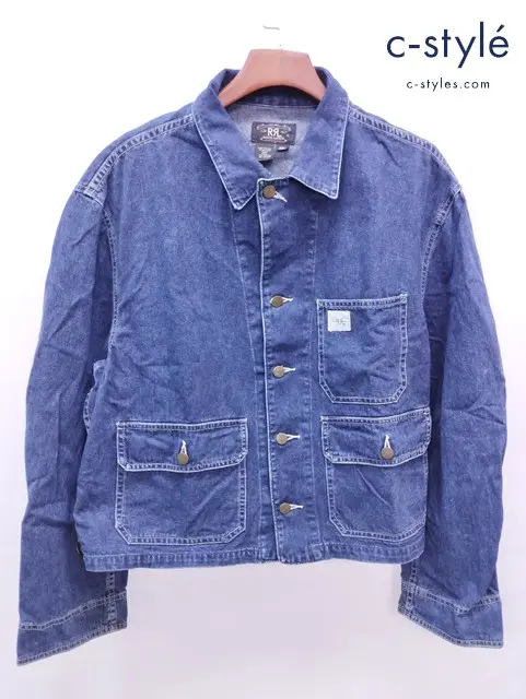 RRL ダブルアールエル フレンチワークデニムジャケット XXL インディゴ ボタン