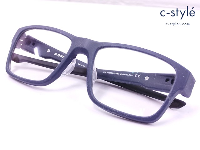 OAKLEY オークリー メガネ 54□18 ネイビー a splinter OX8095-0754