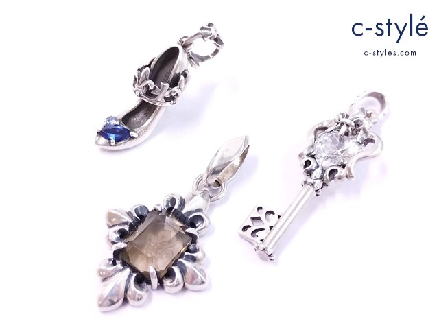 PatrickCox パトリックコックス ペンダントトップ シルバー 鍵 靴 925 計3点