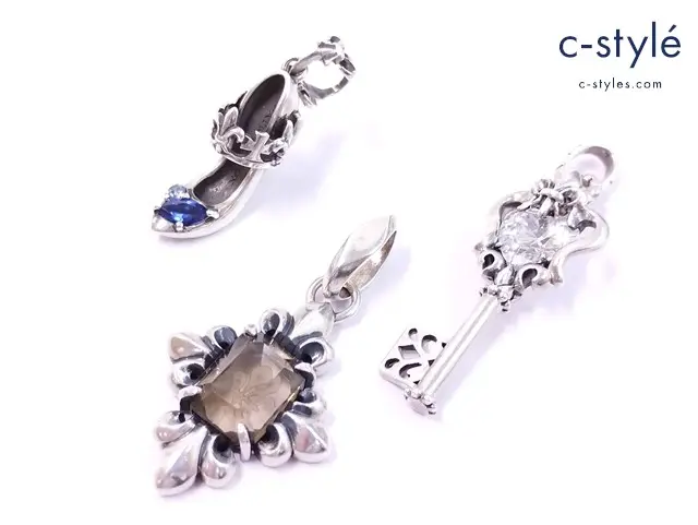 PatrickCox パトリックコックス ペンダントトップ シルバー 鍵 靴 925 計3点