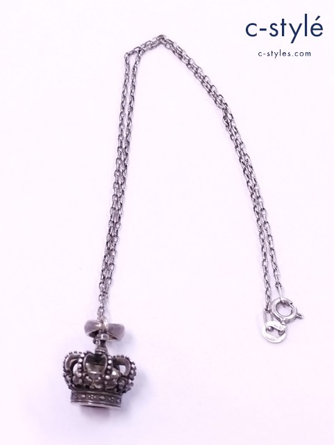 JUSTIN DAVIS ジャスティンデイビス ネックレス シルバー CROWN GLORY 925 ペンダント 王冠