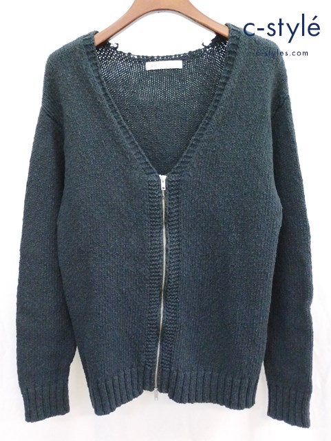 Ron Herman ロンハーマン ニットカーディガン L グレー系 2120800031 ジップアップ