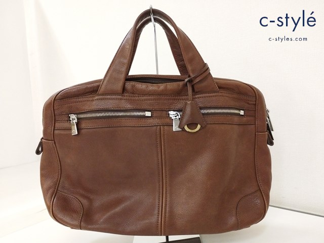 aniary アニアリ ブリーフケース ブラウン 07-01000 レザー