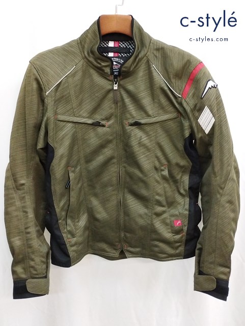 KUSHITANI クシタニ フルメッシュジャケット L カーキ K-2423 バイク用品 バイクウェア