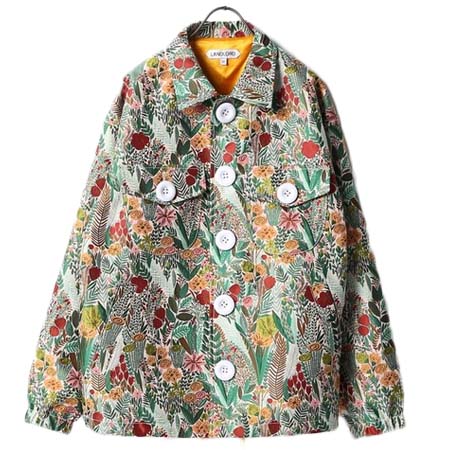 LANDLORD(ランドロード) Floral Coach Jacket