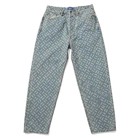 Lafayette(ラファイエット) レーザー ウォッシュ加工 デニムパンツ バギーフィット [LASER PROCESSED 5 POCKET WASHED DENIM PANTS BAGGIE FIT] LS241103