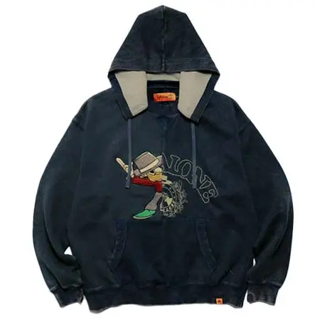 Left Alone(レフトアローン) CRAZY PARKA -NAVY-