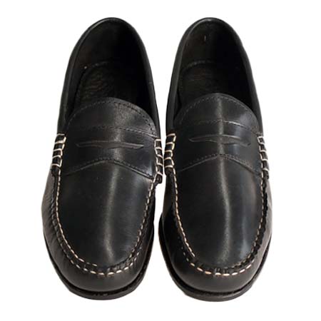 Quoddy Trail Moccasin(クォッディートレイルモカシン) TRUE PENNY LOAFER / BLACK CXL