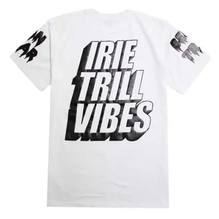 BEEN TRILL(ビーントリル) IRIE TRILL VIBES T-SHIRT WHITE