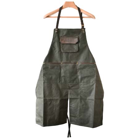 Bibury Court(バイブリーコート) ワックスドコットン エプロン