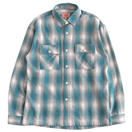 BIG MIKE(ビッグマイク) オンブレライトネルシャツ / オンブレライトネルシャツ