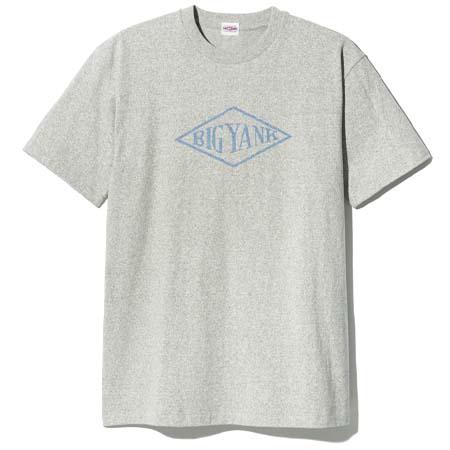 BIG YANK(ビッグヤンク) TEE ORIGNAL RHOMBUS LOGO / GREY