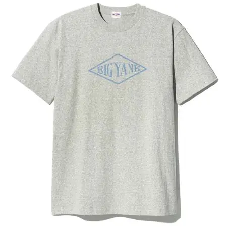 BIG YANK(ビッグヤンク) TEE ORIGNAL RHOMBUS LOGO / GREY