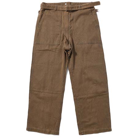 Black Weirdos(ブラックウィドー) DENIM BONDAGE PANTS -KHAKI-