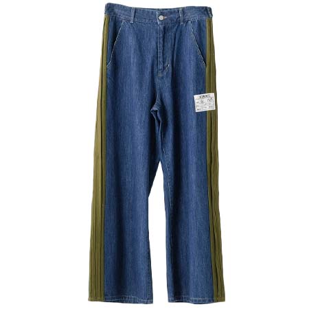 blanc basque(ブランバスク) デニムｘバックサテンパンツ[BB45-308]