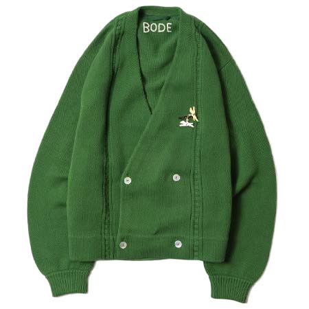 BODE(ボーディ) Double Breasted Cardigan（ダブルブレスト カーディガン）