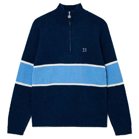 BoTT(ボット) Half-Zip Drivers Knit