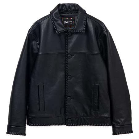 BoTT(ボット) Stitched Leather Jacket