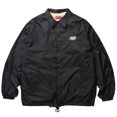 BUDSPOOL(バッズプール) CLASSIC LOGO FAUX FUR COACH JACKET