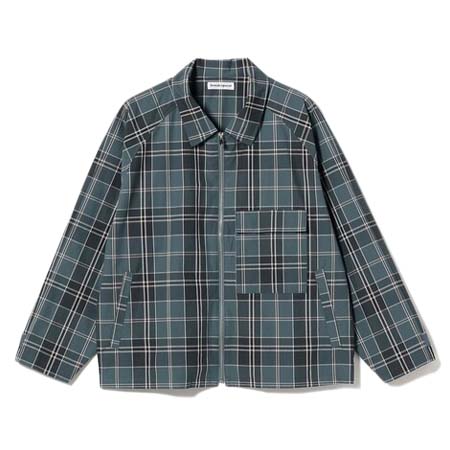 CABARET POVAL(キャバレーポバール) Plaid Stain Shirt