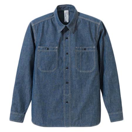 CAB CLOTHING(キャブクロージング) シャンブレー ロングスリーブ シャツ