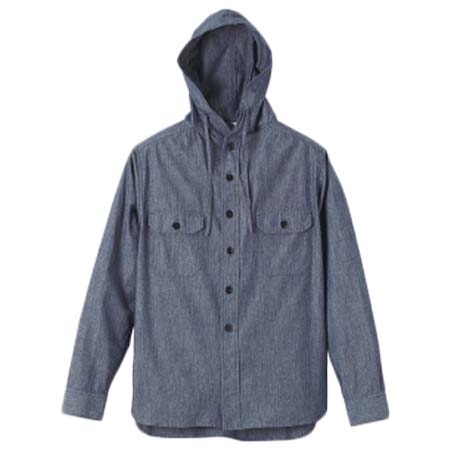 CAB CLOTHING(キャブクロージング) [1432-01]ロングスリーブシャツパーカー