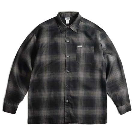 CalTop(キャルトップ) #2000LS オンブレ チェック 長袖 フランネル シャツ 米国製 アメリカ製