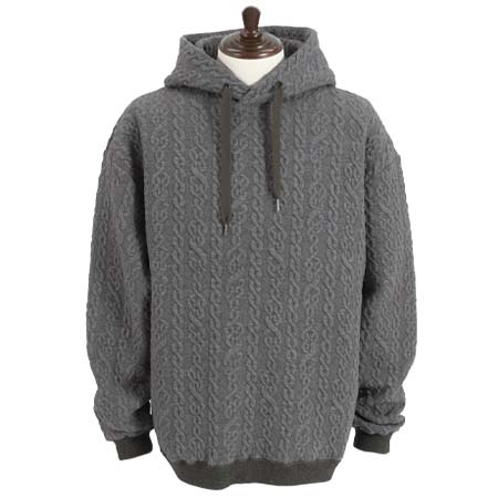 CAMBIO(カンビオ) Japanese Fabricケーブルキルティングプルパーカー(CAM-6550)