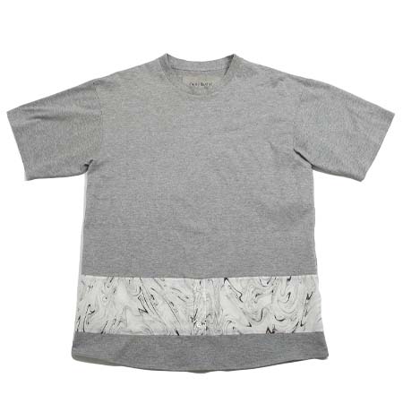 Casely-Hayford(ケイスリーヘイフォード) 切り返しTシャツ TONY HAWK グレー