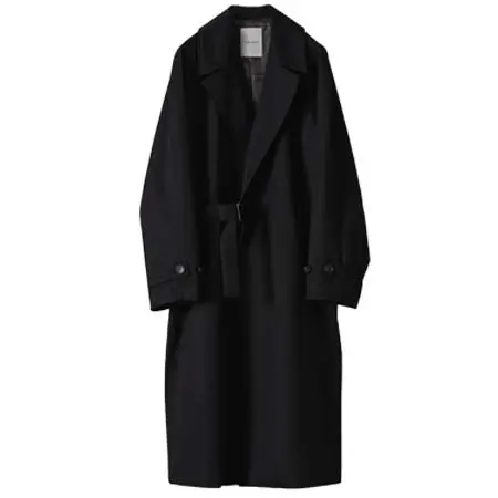 Casper John(キャスパージョン) Super 100’s wool tielocken coat