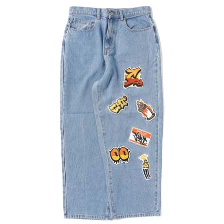 centimeter(センチメーター) Centimeter piece patch denim pants