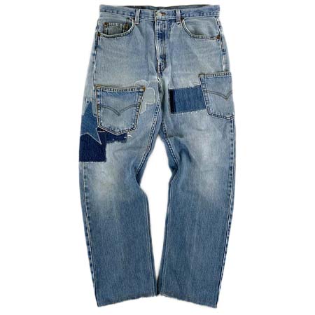 CHANGES(チェンジーズ) REMAKE DENIM PANTS INDIGO-002