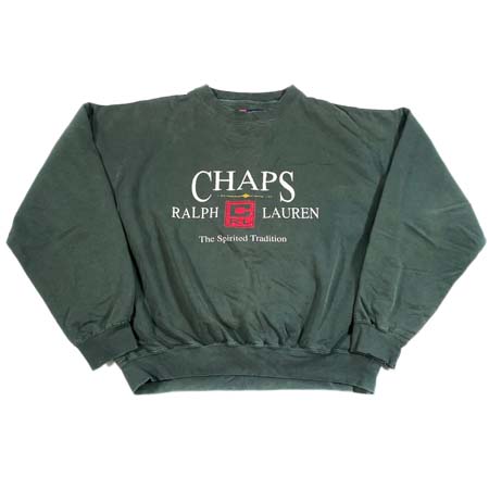 CHAPS RALPH LAUREN(チャップスラルフローレン) Vintage 90’s Chaps Ralph Lauren Green Size L Crewneck Sweatshirt