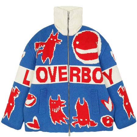 CHARLES JEFFREY LOVERBOY(チャールズジェフリーラバーボーイ) KNITTED PUFFER JACKET