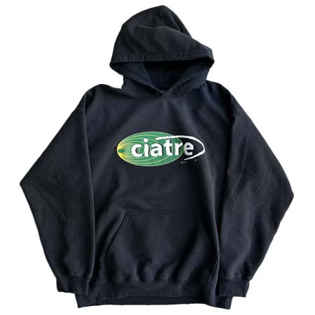 ciatre(シアター) damaged electric logo sweat hoodie