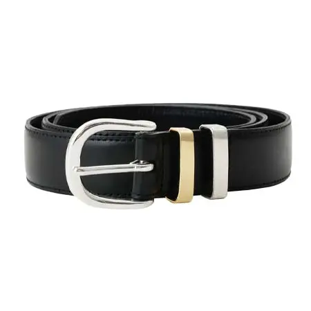 CINOH(チノ) レザーベルト[ブラック]