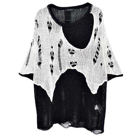 CIVARIZE(シウ゛ァーライズ) クラッシュ加工レイヤードサマーニット