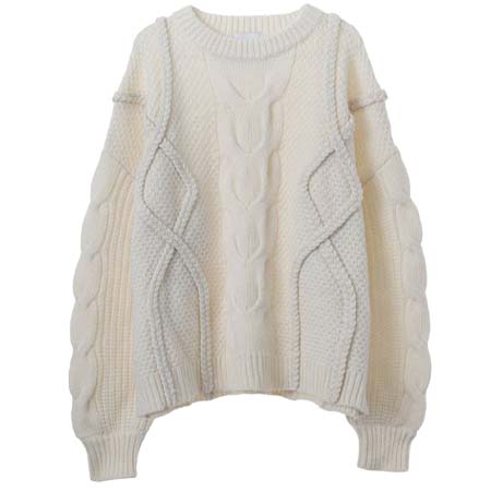 CLANE HOMME(クラネオム) ニットトップス – 3D KNIT TOPS