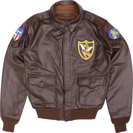COCKPIT USA(コックピットユーエスエー) TYPE A-2 ジャケット WWII レプリカ 第14空軍 フライングタイガー BROWN