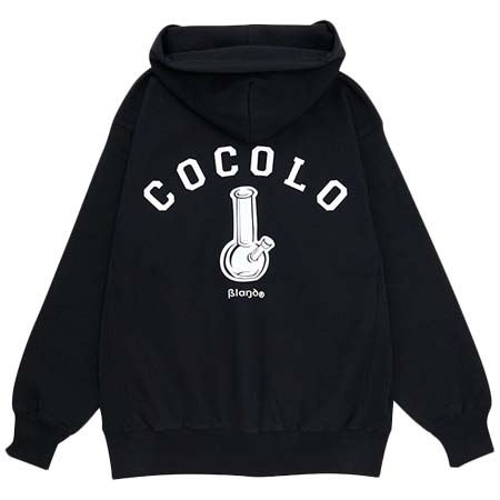 COCOLO BLAND(ココロブランド) BACK BONG HOODIE (BLACK) [CB-CL-1104]