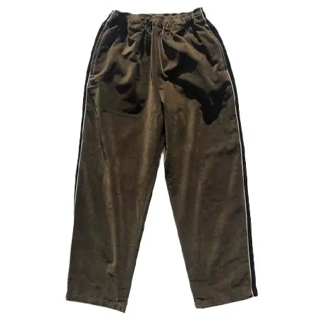 COMFORTABLE REASON(コンフォータブルリーズン)  “VELVET TROUSERS” – OLIVE [CR5]
