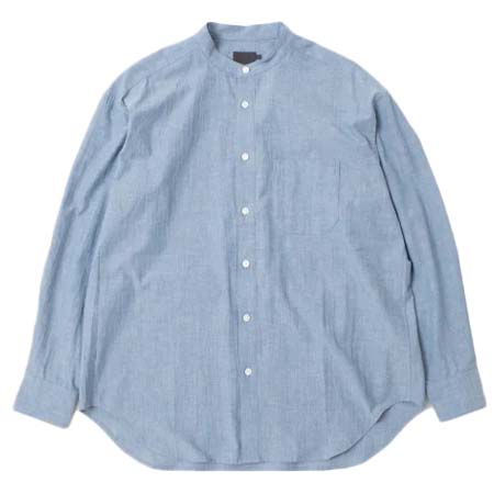COMM. ARCH(コムアーチ) Super Soft Cotton Chambray Shirt 「Sky Chambray」
