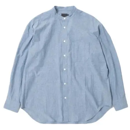 COMM. ARCH(コムアーチ) Super Soft Cotton Chambray Shirt 「Sky Chambray」