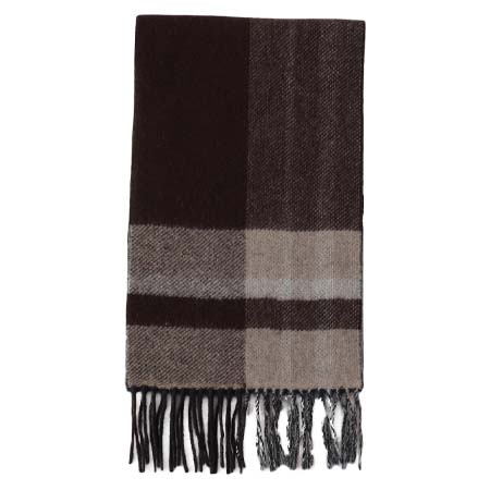 COMME CA MEN(コムサメン) カシミヤチェックマフラー