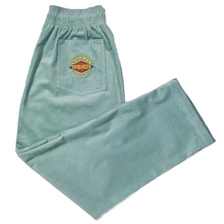 Cookman(クックマン) シェフパンツ Chef Pants Semiwide Corduroy FAT Blue