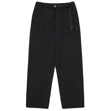 COVERNAT(カバーナット) White cotton regular fit pants black