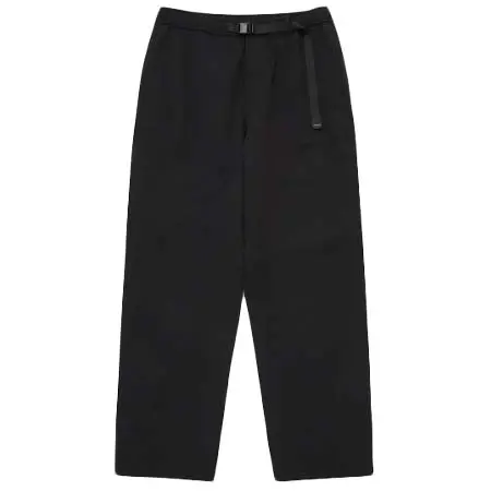 COVERNAT(カバーナット) White cotton regular fit pants black