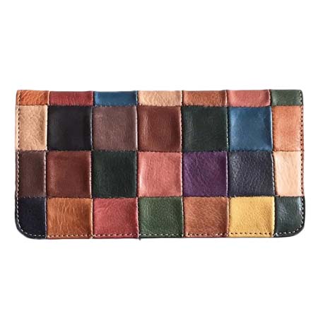 DAMASQUINA(ダマスキーナ) PATCHWORK OLD WALLET LARGE
