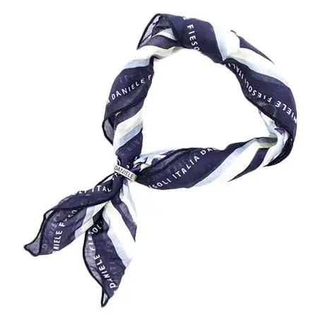 DANIELE FIESOLI(ダニエレフィエゾーリ) 総柄 リング付きポケットチーフ