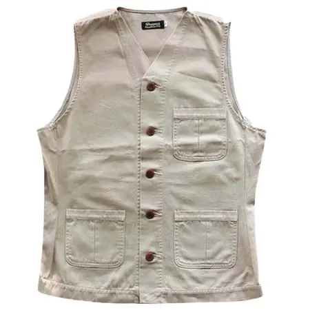 Dapper’s(ダッパーズ) MODERN VEST LOT775 SP – BEIGE